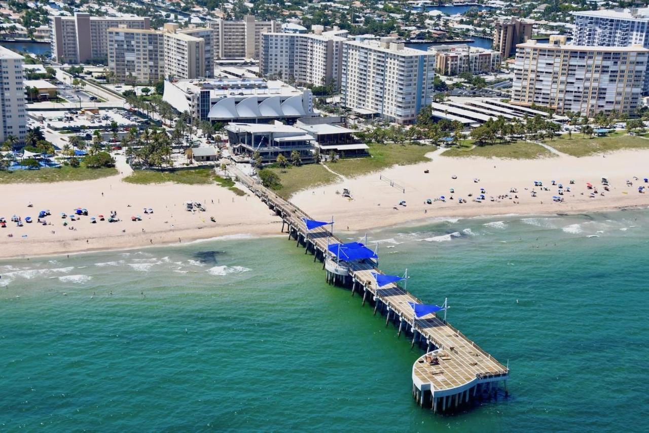 Luxury Private Beach Water-Side Ocean Baby Escape!! Appartamento Pompano Beach Esterno foto